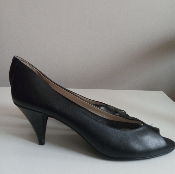 👠🖤Black Open Toe Heels | Nicole | Size 8.5 - Picture 10 of 13